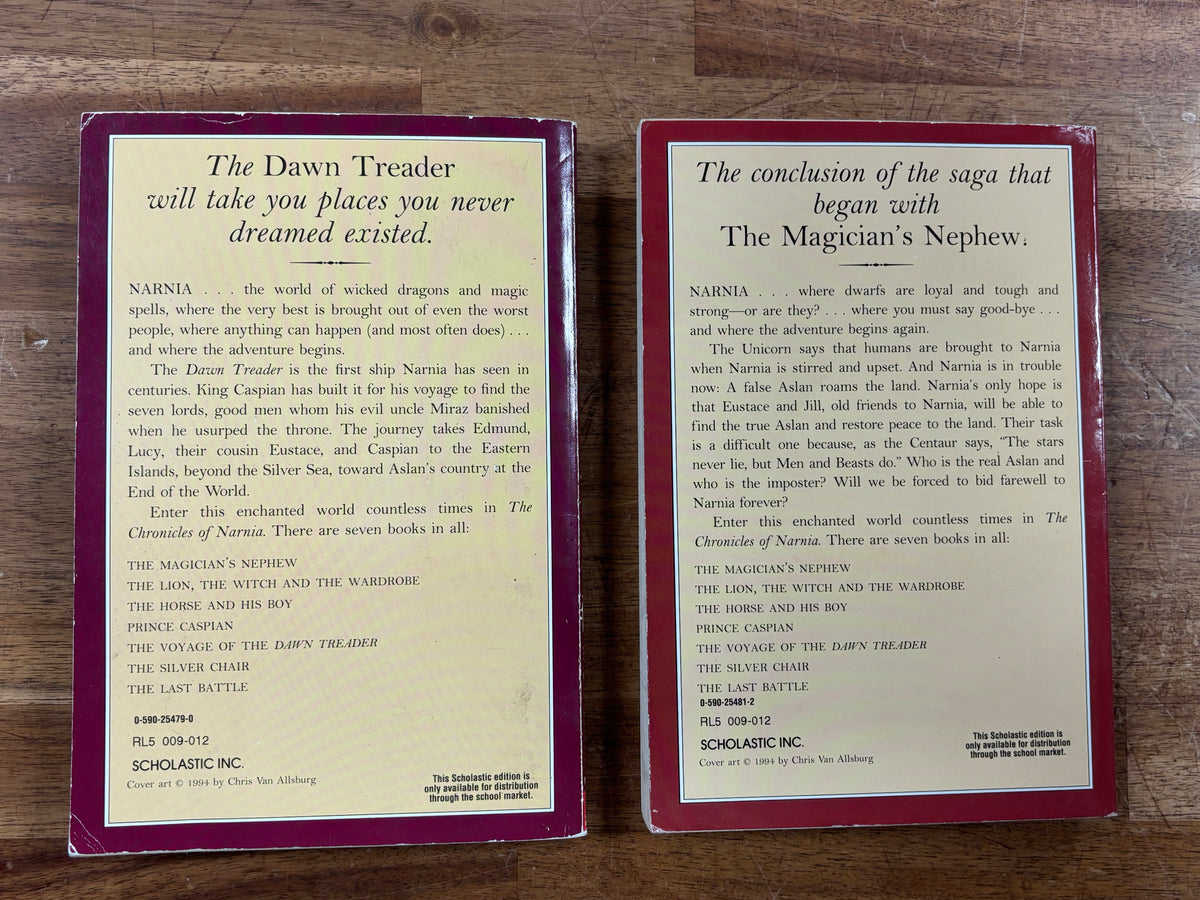 Chronicles of Narnia 6-Book Set C.S. Lewis Scholastic — photo 7 of 7