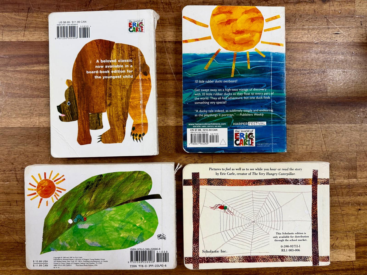 Eric Carle Book LOT of 4 - Acceptable