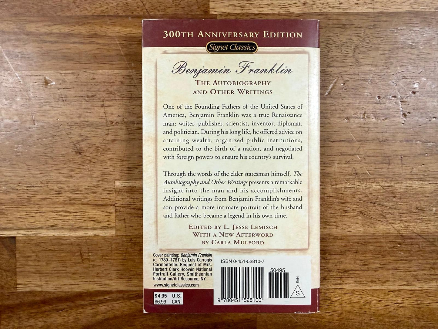 Benjamin Franklin The Autobiography and Other Writings - Good