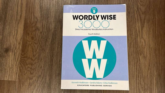 Wordly Wise 3000 Book 9 4th Ed Workbook & AnswerKey