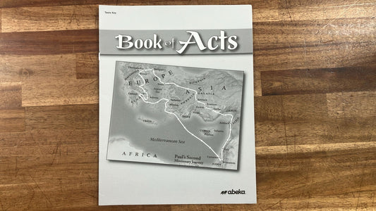 Abeka Book of Acts Tests Key
