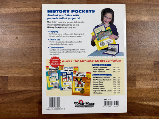 Evan-Moor History Pockets: The American Civil War (Like New)