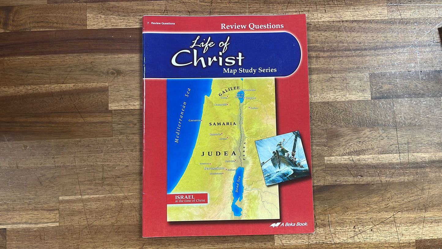 A Beka Book, Life of Christ lot of 5, grade 7-12