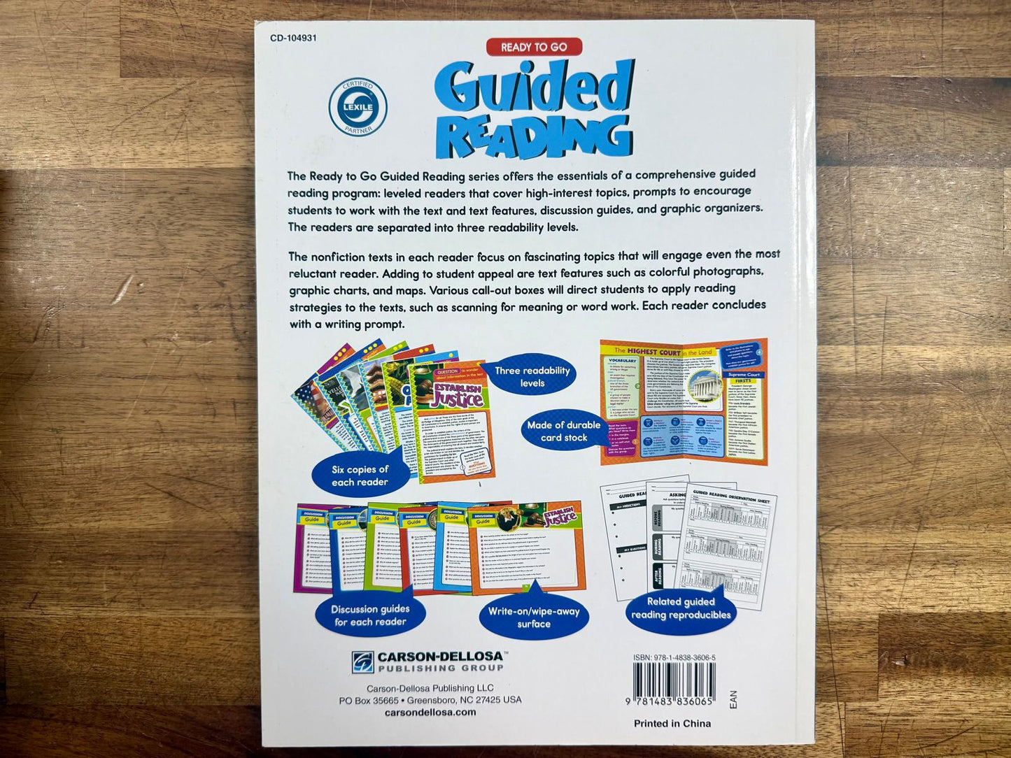Ready to Go Guided Reading: Question, Grades 5-6