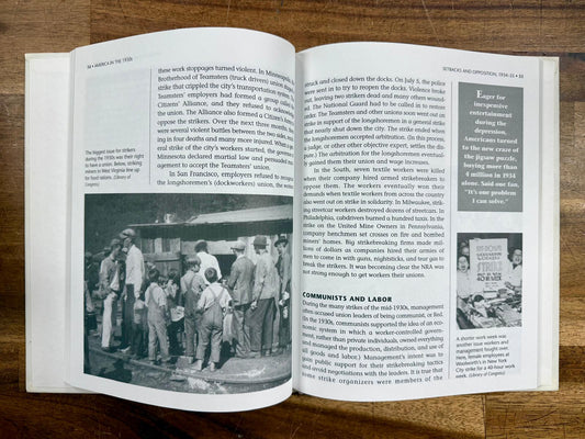 America in The 1930s - Jim Callan, HC, Good