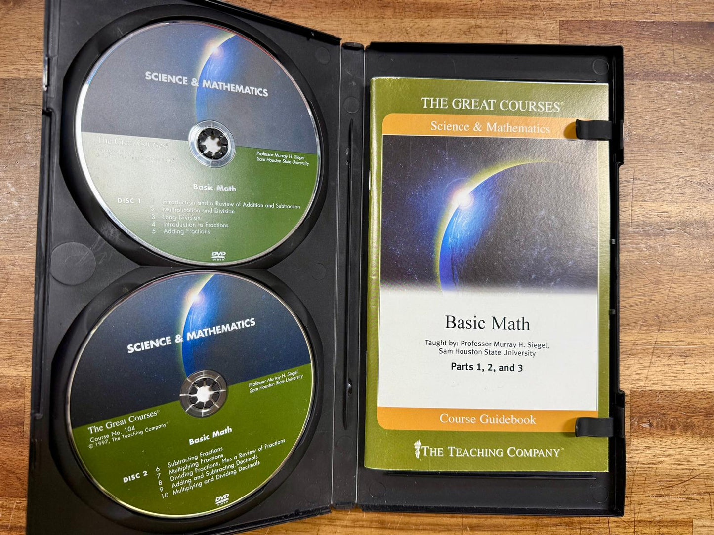 The Great Courses Basic Math SET: DVDs, Workbook & Guide