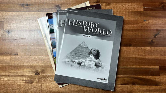 Abeka History of the World 5th Ed Grade 7 Key Set of 4 - VG