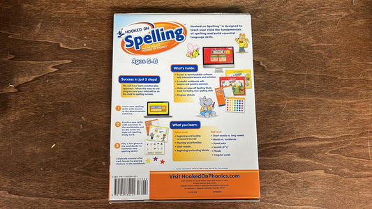 Hooked On Spelling, From the Creators of Hooked on Phonics, Ages 5-8