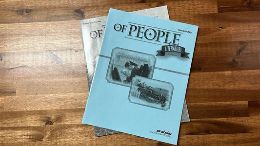 Abeka Of People Literature 5th Ed Grade 7 Key Set of 2 - Like New