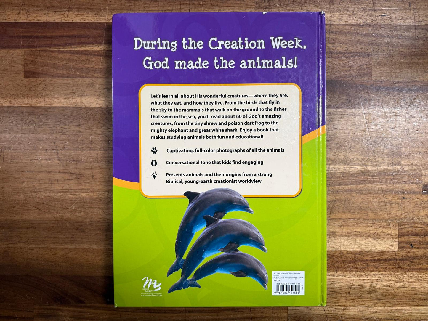 God's Big Book of Animals by Orit Kashtan - Very Good