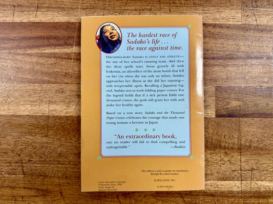 Sadako and the Thousand Paper Cranes - Eleanor Coerr