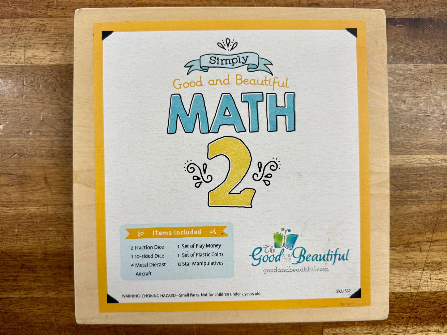 TGTB Simply Good & Beautiful Math 2 Box - VG