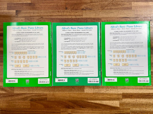 Alfred's Basic Piano Library Level 1B Complete Set of 3