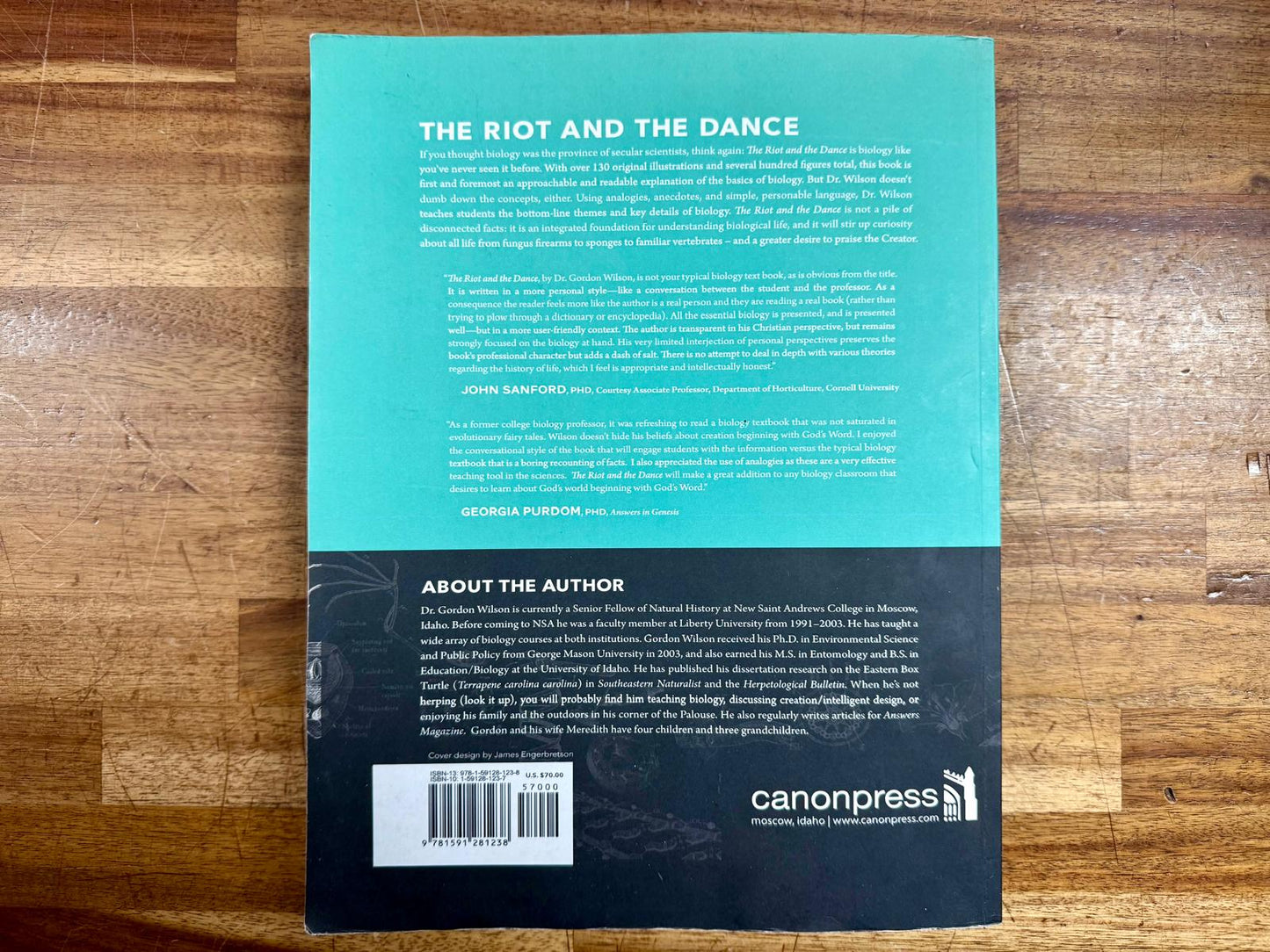 The Riot and the Dance: Foundational Biology, Dr. Gordon Wilson