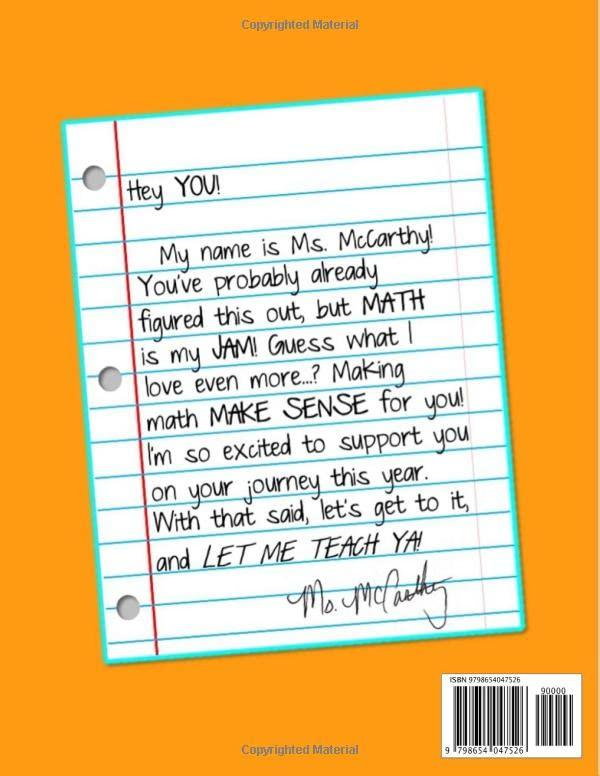 McCarthy Math 1-5-5: 5th Grade Student Workbook