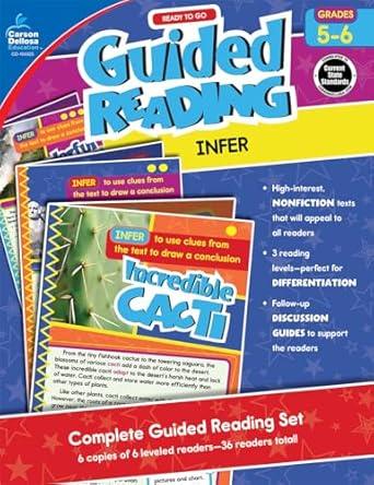 Carson-Dellosa Guided Reading Gr 5-6 - Condition GOOD & CLEAN