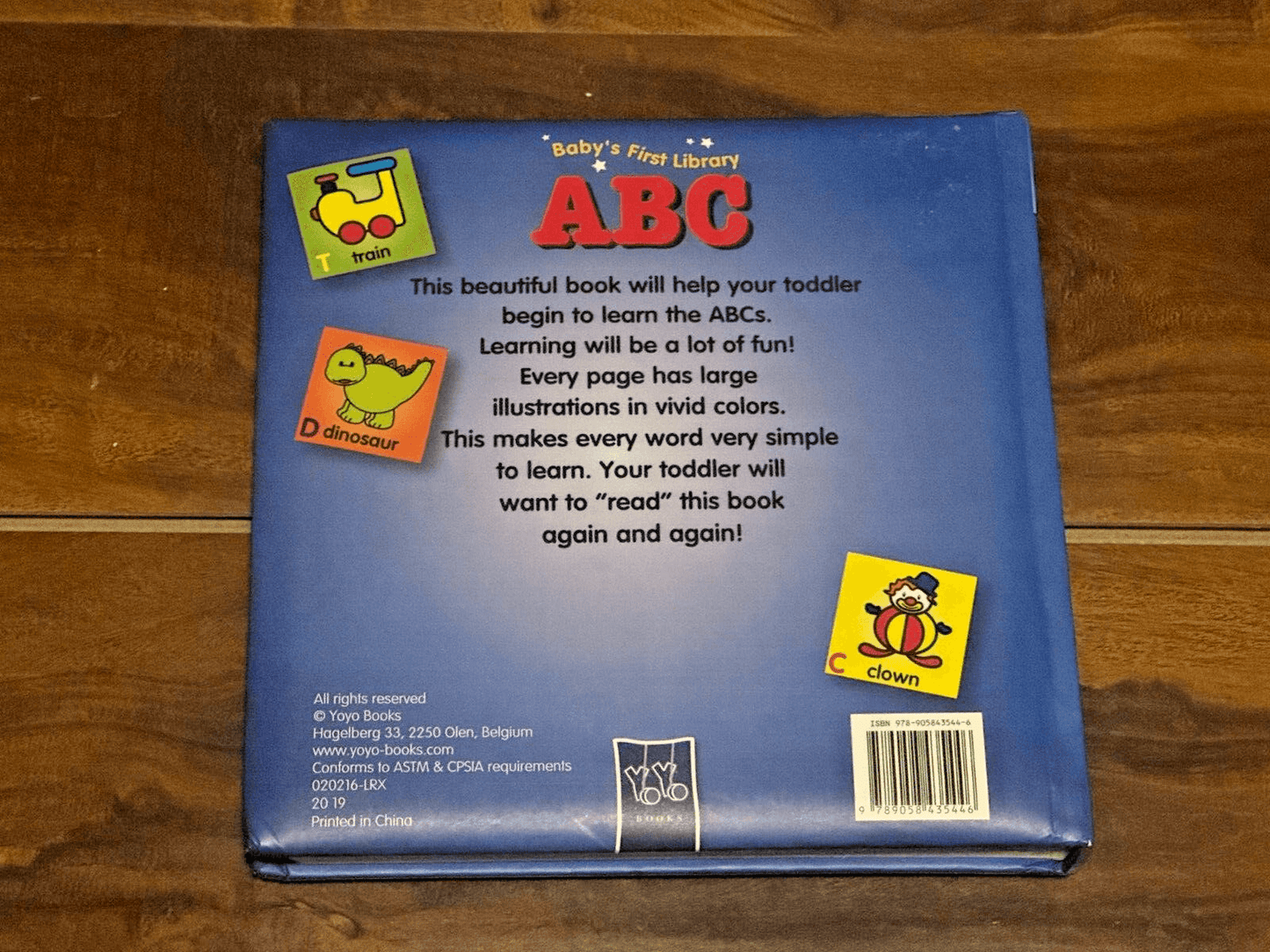 Baby's First Library ABC - Board book By Yoyo Books