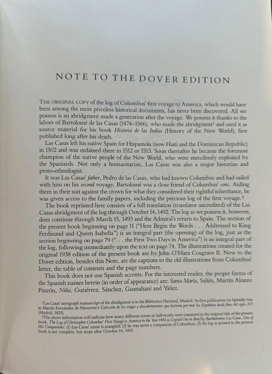 First Voyage to America-From the Log of the "Santa Maria"-Christopher Columbus