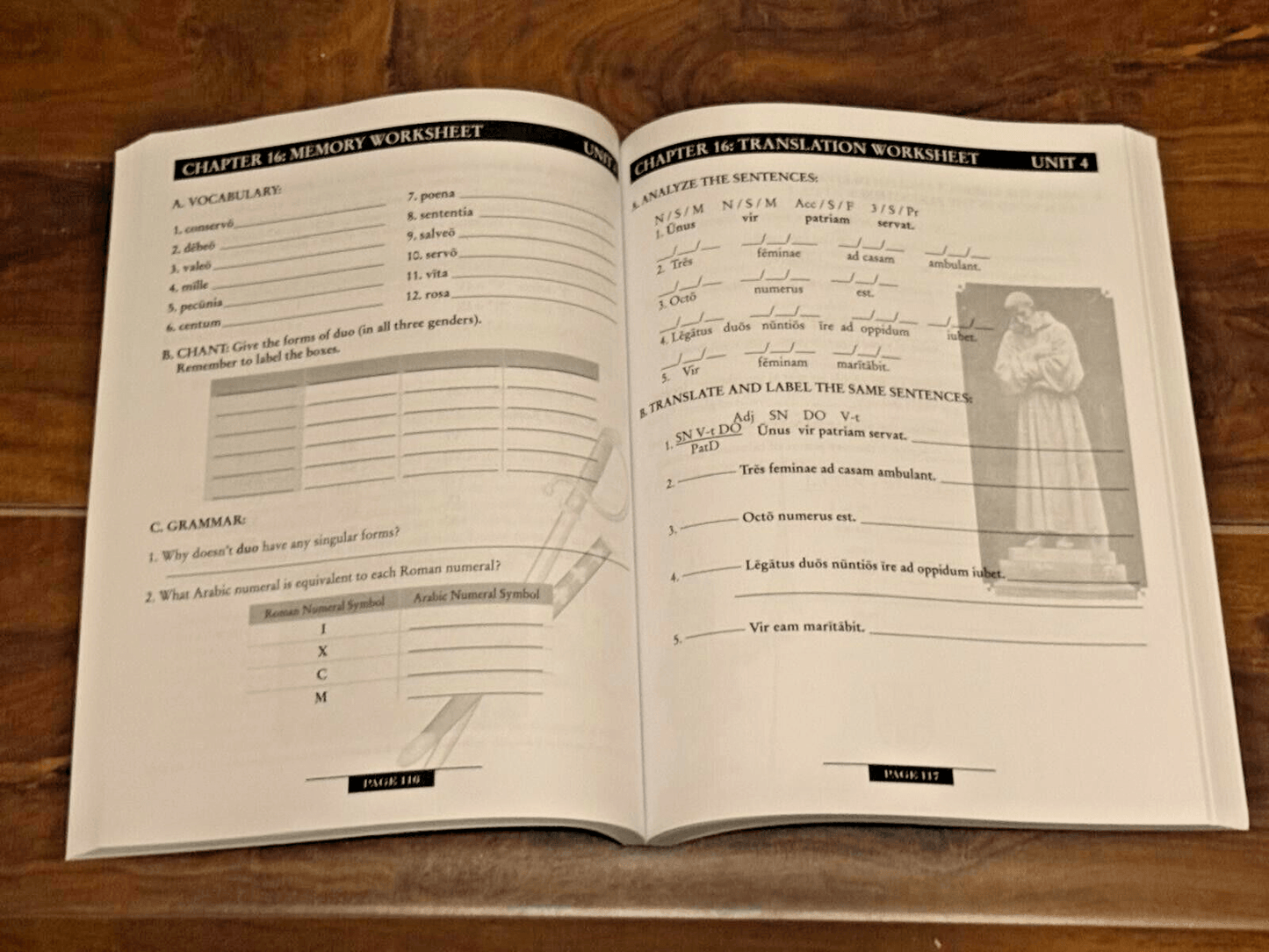 Latin for Children, Primer B by Aaron Larsen and Christopher Perrin (2004)