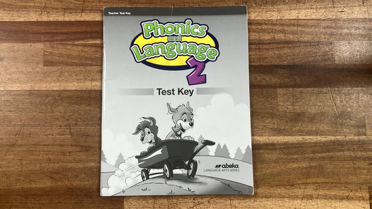 Abeka Phonics & Lang 2 TestKey & TcrhKey