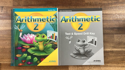 Abeka Arithmetic 2 Teacher Key & Tst/Speed Drill Key