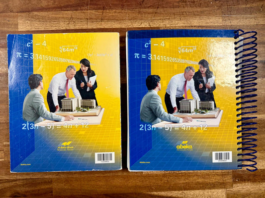 Abeka Algebra I - 2016 Traditional Math Series SET of 4
