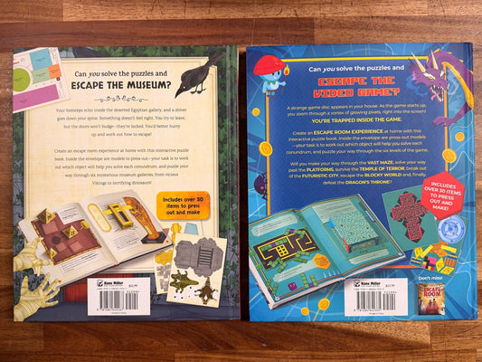 Escape Room Books - SET of 2