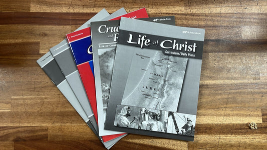 A Beka Book, Life of Christ lot of 5, grade 7-12