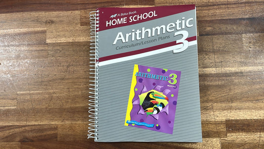 Abeka Arith 3 SET-LPs, Tsts/SpdDrills AnswKy, WrkTxt AnswKy