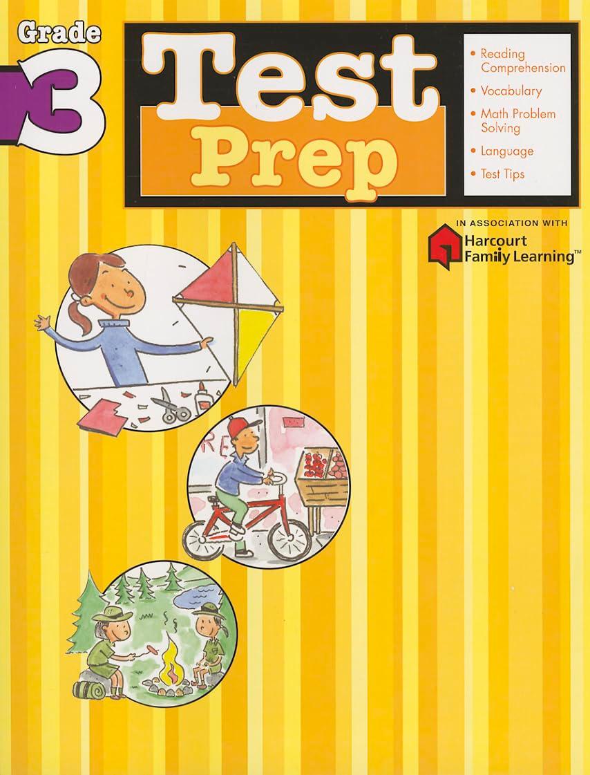 Test Prep: Grade 3 (Harcourt Family Learning series)