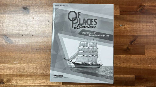 Abeka Of Places Literature 5th Ed Grade 8 Key Set of 2 - Like New