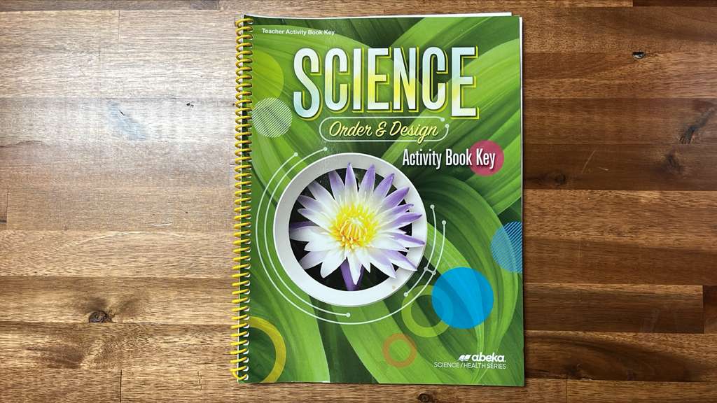 Abeka Science Order & Design 2nd Ed Key Set of 4 - VG