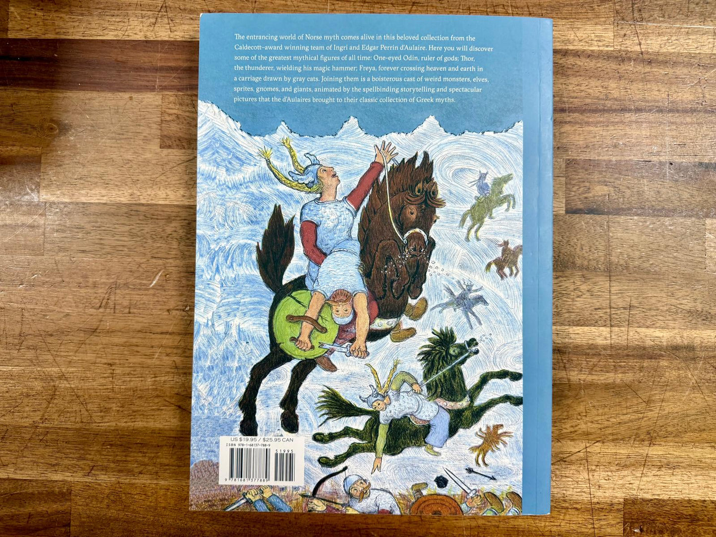 D'Aulaires' Book of Norse Myths - VG