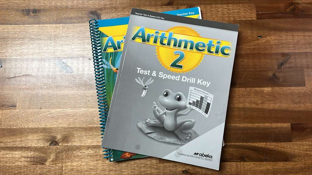 Abeka Arithmetic 2 Teacher Key Set of 2 - VG