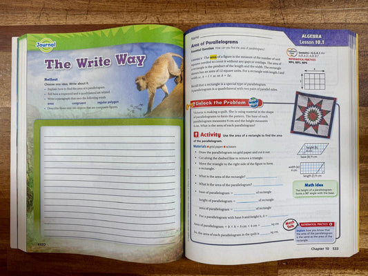 Go Math! Student Edition Volume 2 Grade 6 2015, Good & Clean