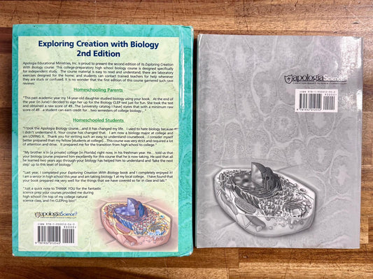 Apologia Exploring Creation w Biology 2nd Ed Text & Tests
