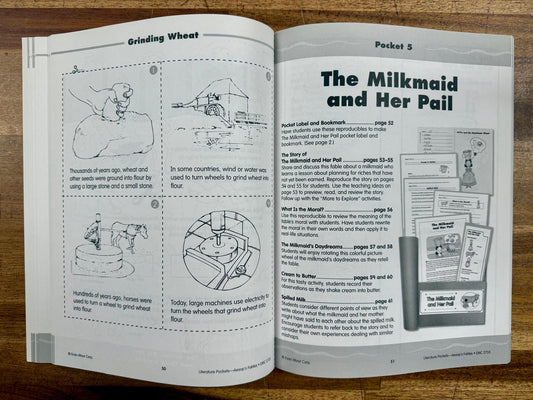 Evan-Moor Literature Pockets Aesop's Fables Grades 2-3 - VG