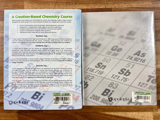 Exploring Creation w Chemistry 2nd Ed + Solutions & Tests - VG