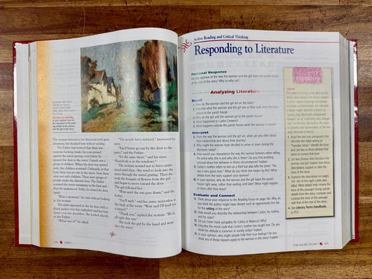 Glencoe Literature Course 5 Readers Choice Arkansas Ed - VG