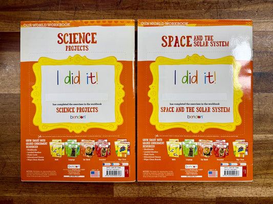 Our World Workbook Gr 2-3 Science Lot of 2 - Clean