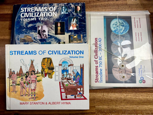 Streams of Civilization Vols 1 & 2 w. Historical Charts