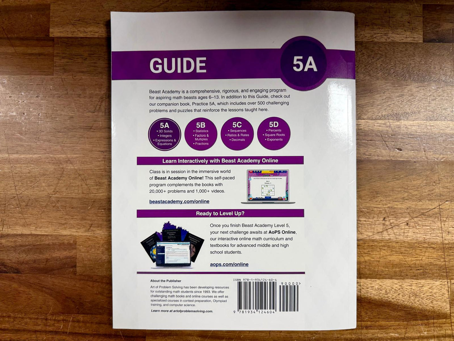 Beast Academy Math Guide 5A