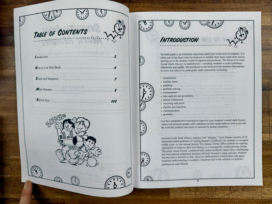Seventh-Grade Math Minutes: One Hundred Minutes... Very Good