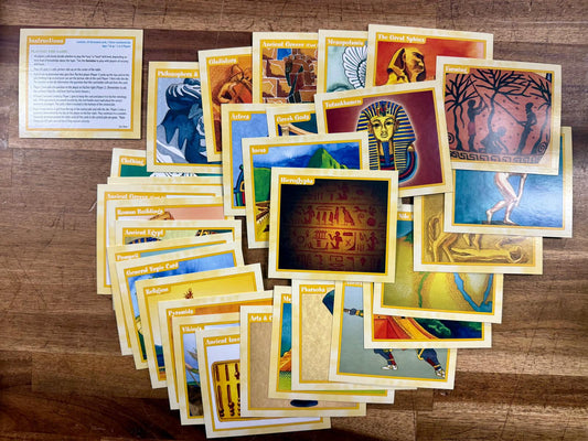 Prof. Noggins Ancient Civilizations Card Game - Very Good