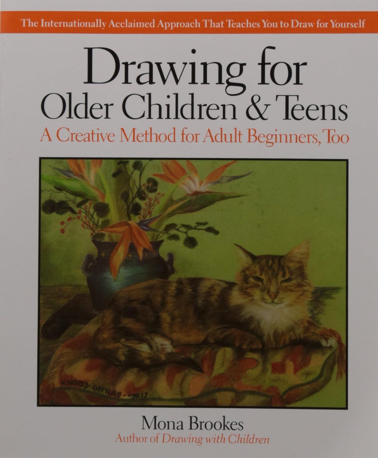Drawing for Older Children & Teens by Mona Brookes - CONDITION Good & Clean