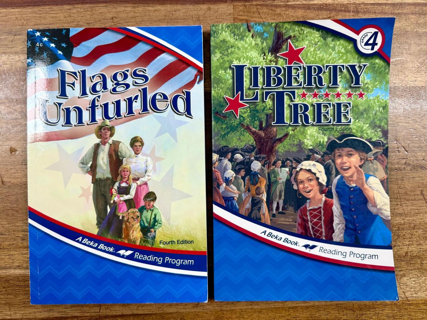 Abeka Reading 4 Grade 4 Readers & Answer key Set of 5 - Good