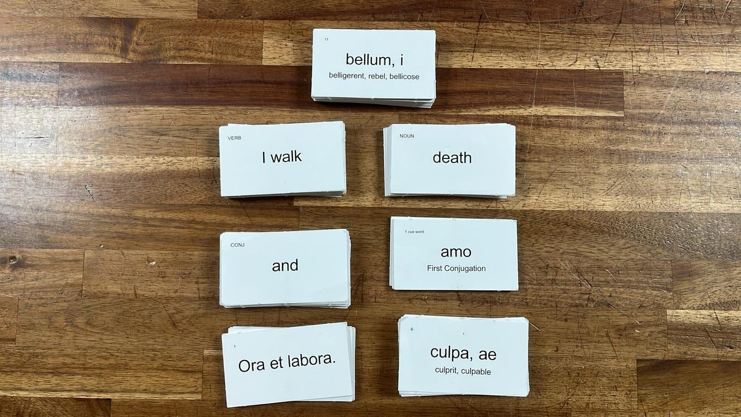 MP Latina Christiana I SET of 4 - TM, Student, CD, DVD, flash cards