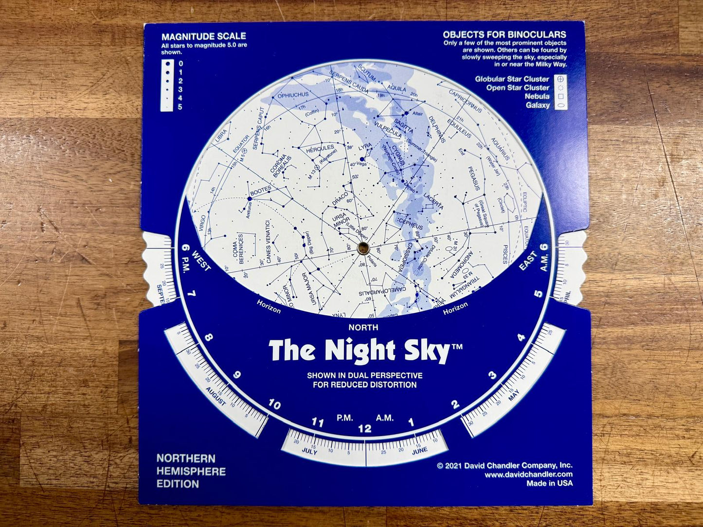 Cardboard Night Sky Planisphere Northern Hemisphere - New