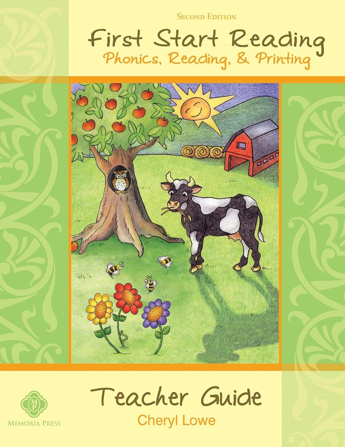 Memoria Press First Start Reading 2nd Ed Teacher Guide - Condition GOOD & CLEAN