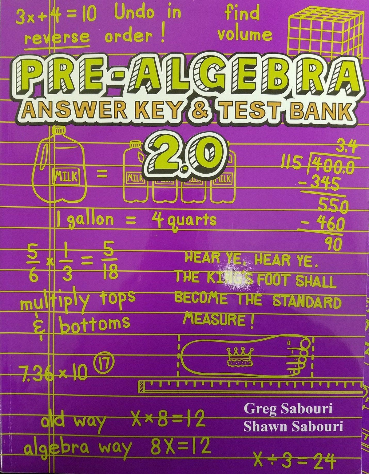 Teaching Textbooks Pre-Algebra 2.0 Answer Key & Test Bank — additional copy